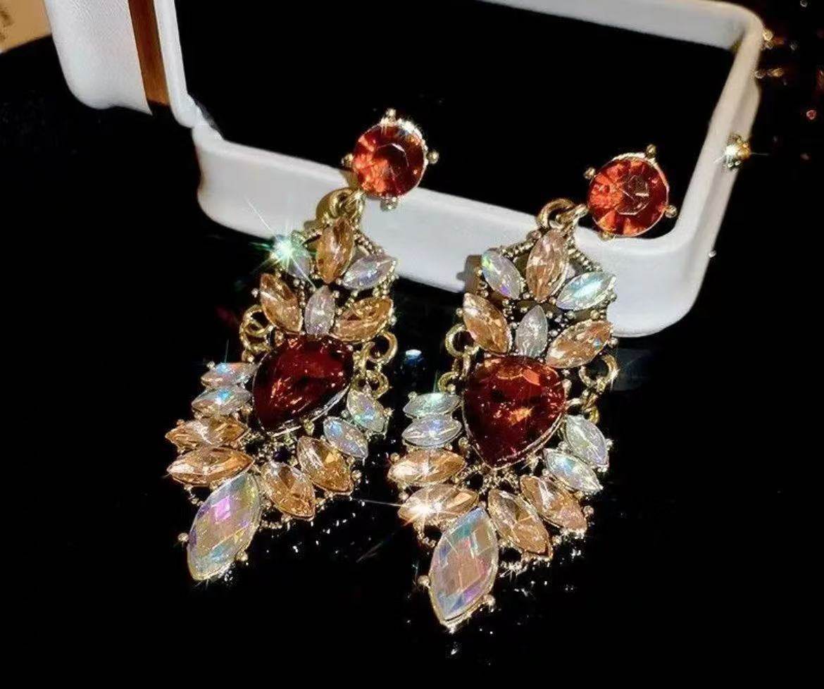 Beautiful and shiny earrings