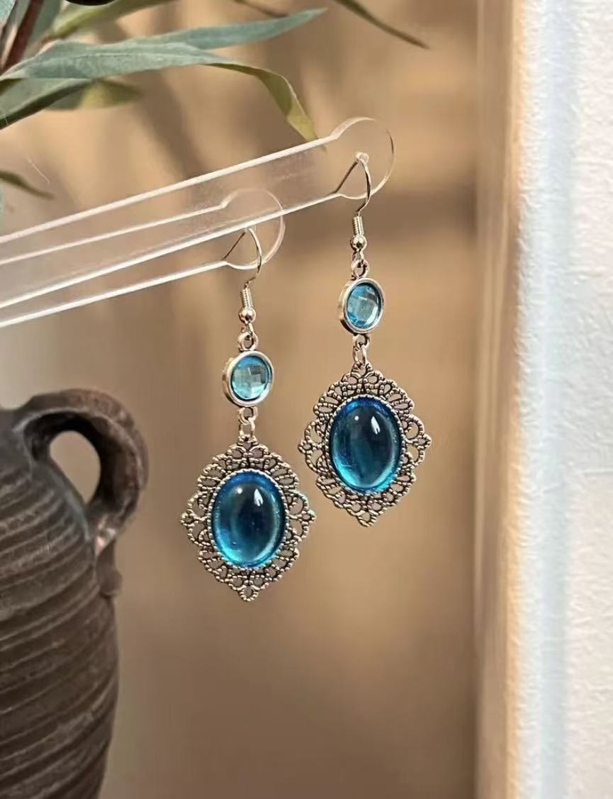 Beautiful and shiny earrings