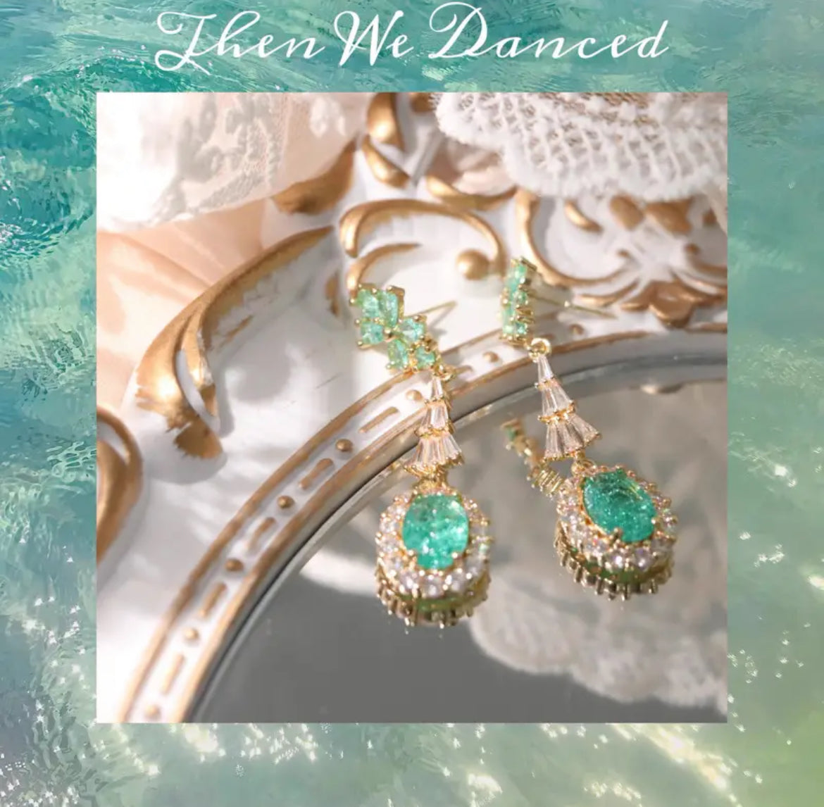 Beautiful and shiny earrings